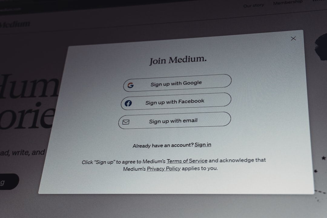 Join medium sign-up screen with google, facebook, and email options.
