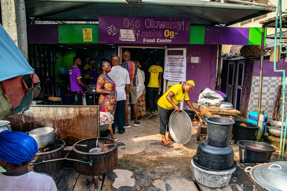 Real photo of a small Jamaican business location
