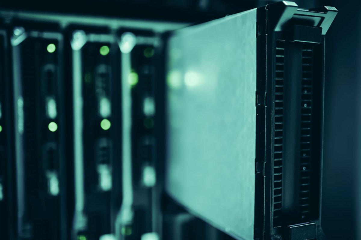 Server room representing web hosting infrastructure